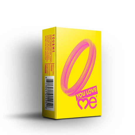You Love Me You & Me Double Stamina Cock Ring Blue