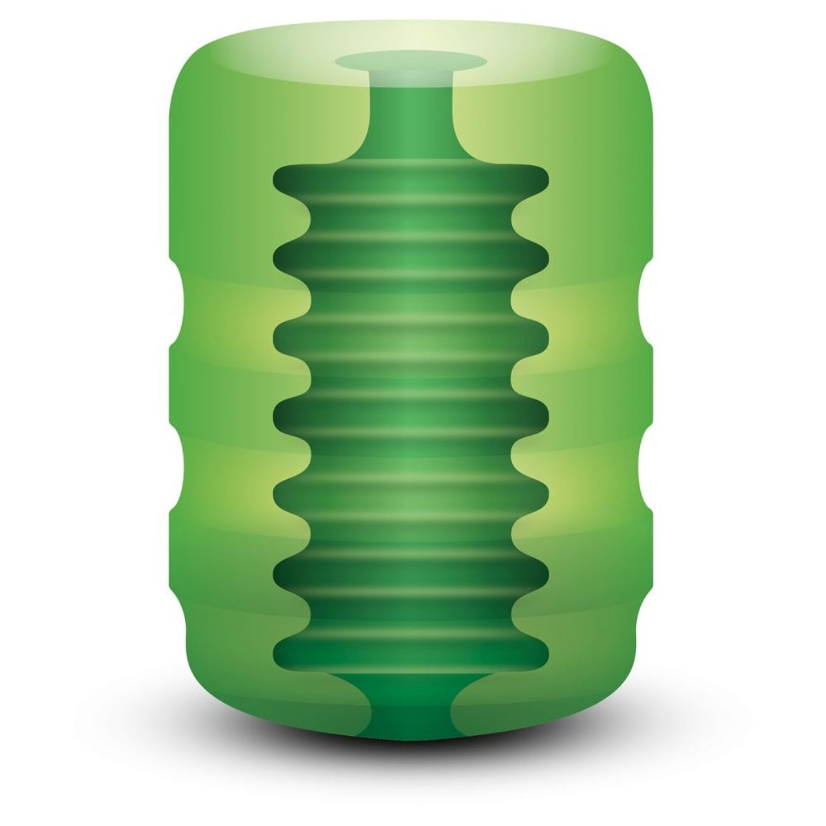 Zolo Original Ribbed Texture Pocket Stroker Masturbator Green