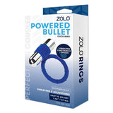 Zolo Powered Bullet Vibrating Cock Ring Blue