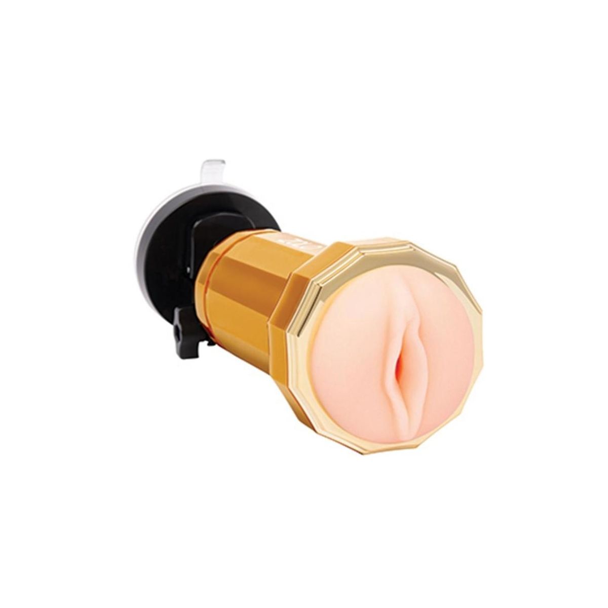 Zolo Personal Trainer Vibrating Mountable Stroker Gold