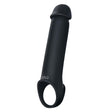 Zolo Vibrating Remote Control Penis Extender Black 8 Inch