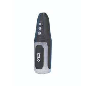 Zolo Suck & Squeeze One Touch Vibrating Blowjob Masturbator Black Clear