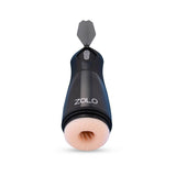 Zolo Lift Off One Touch Vibrating Thrusting Stroker Black Pink