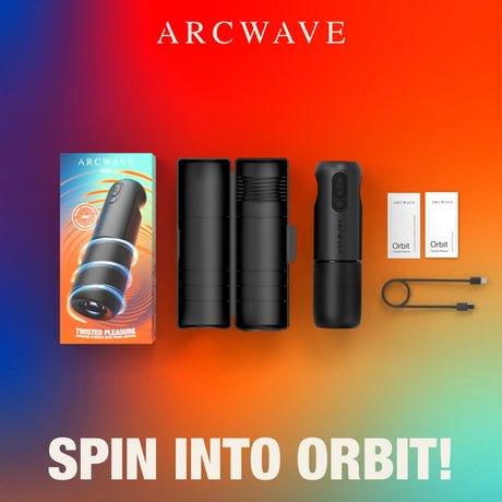 Arcwave Orbit Rotating Male Masturbator Black