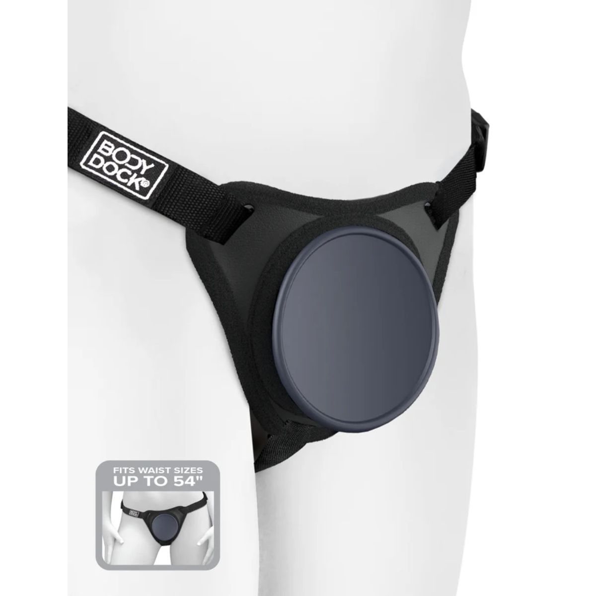 Body Dock Elite Strap On Harness Black