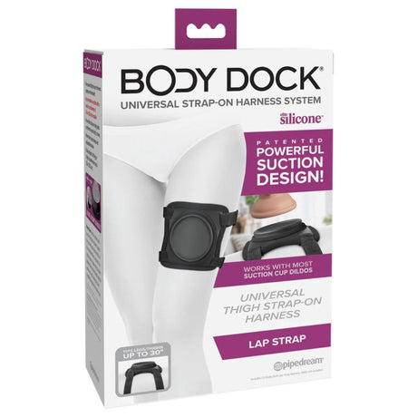 Body Dock Lap Strap Strap On Harness Black