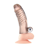 Blue Line Vibrating Penis Enhancing Sleeve Extension Smoke 5.25 Inch