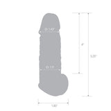 Blue Line Super Real Penis Extension Sleeve With Ball Constriction Loop Pink 5.25 Inch
