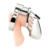 Blue Line Cock Humiliation Chastity Cage Silver Small 2.75 Inch