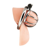Blue Line Little Cock Chastity Cage Silver