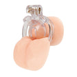Blue Line Acrylic See Thru Mini Cock Micro Chastity Cage Clear