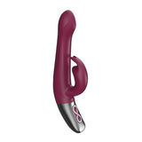 Titanz Rotating Rechargeable Rabbit With Clit Stimulation Purple 5 Inch