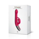 Titanz Rotating Rechargeable Rabbit With Clit Stimulation Pink 5 Inch