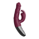 Titanz Rotating Rechargeable Rabbit With Clit Stimulation Purple 3.5 Inch