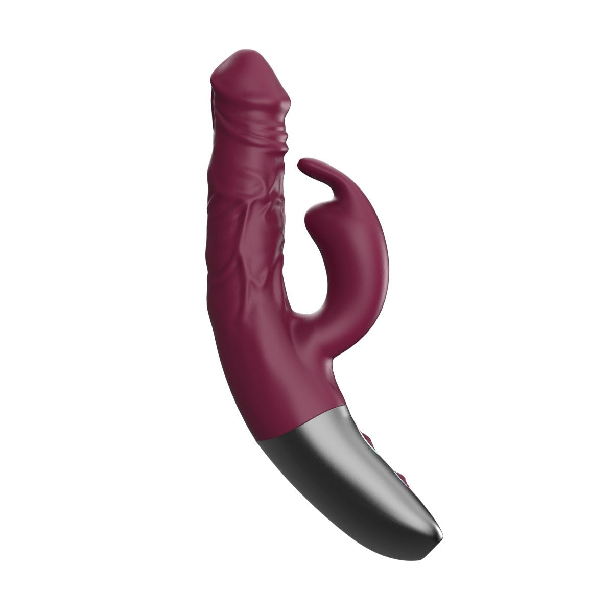 Titanz Rotating Rechargeable Rabbit With Clit Stimulation Purple 3.5 Inch