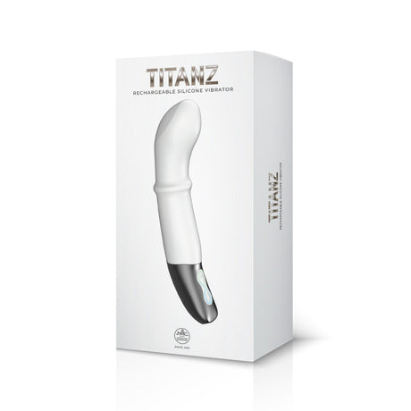Titanz Licking Motion Rechargeable Vibrator White