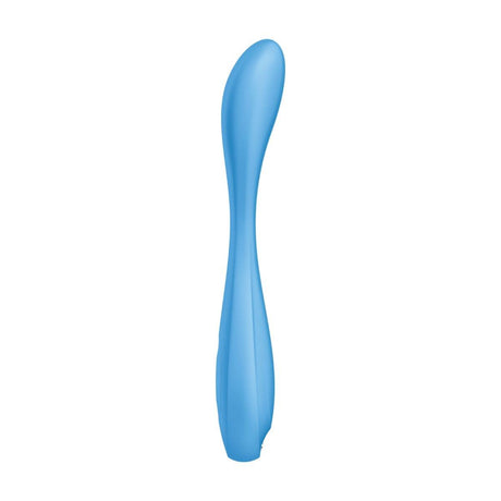 Side View Product - Satisfyer G-Spot Flex 4 Plus Multi Vibrator App Connect Blue