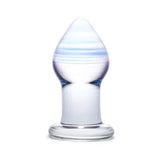 Glas Amethyst Rain Butt Plug Purple 3.25 Inch - Simply Pleasure