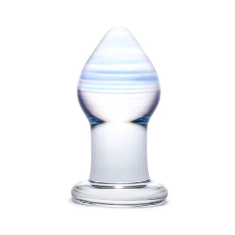 Glas Amethyst Rain Butt Plug Purple 3.25 Inch - Simply Pleasure