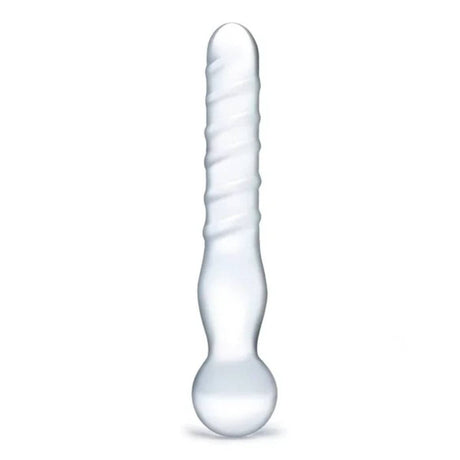 Glas Joystick Dildo Clear 8 Inch - Simply Pleasure