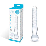 Glas Joystick Dildo Clear 8 Inch - Simply Pleasure