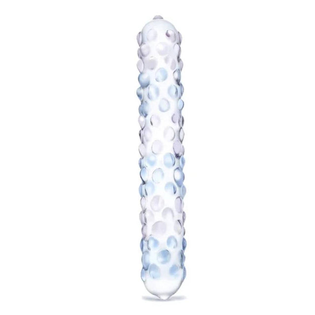 Glas Rose Nubby Dildo Purple 7 Inch - Simply Pleasure