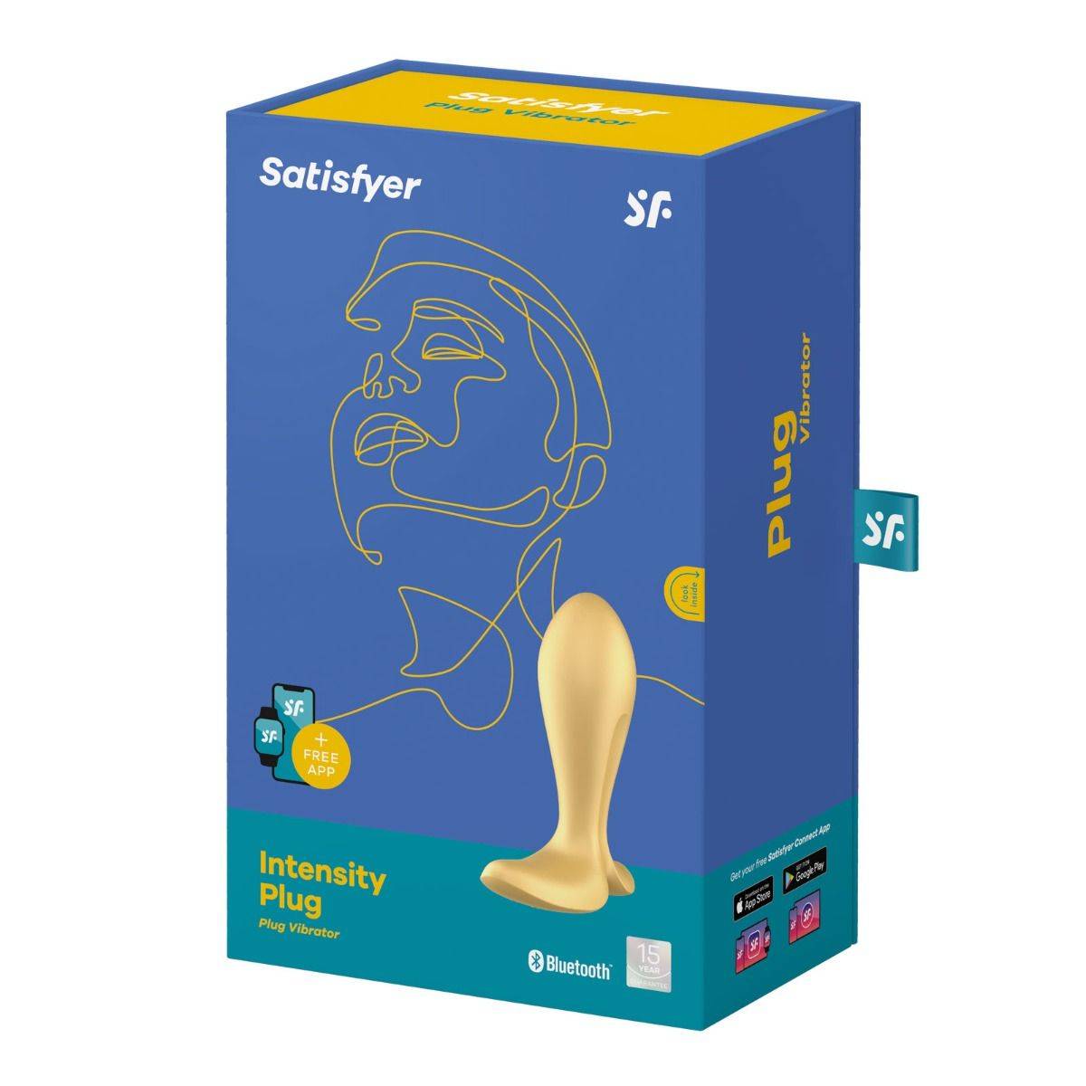 Satisfyer Intensity Vibrating Butt Plug Gold