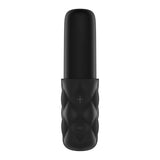 Satisfyer Lovely Honey Silicone Bullet Vibrator With Cap Black Gold