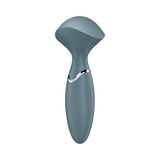 Side View Product - Satisfyer Mini Wand-er Wand Vibrator Stone Grey