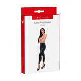 Front Packaging - Me You Us Latex Leggings Black Small - Simply Pleasure