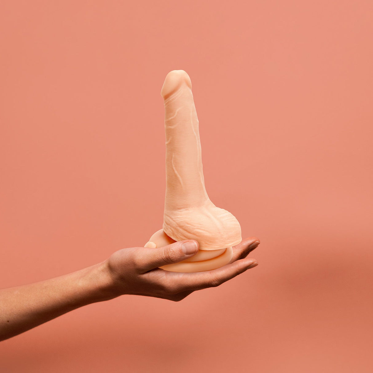 Me You Us Ultra Cock Dual Density Dildo With Balls Pink 6 Inch