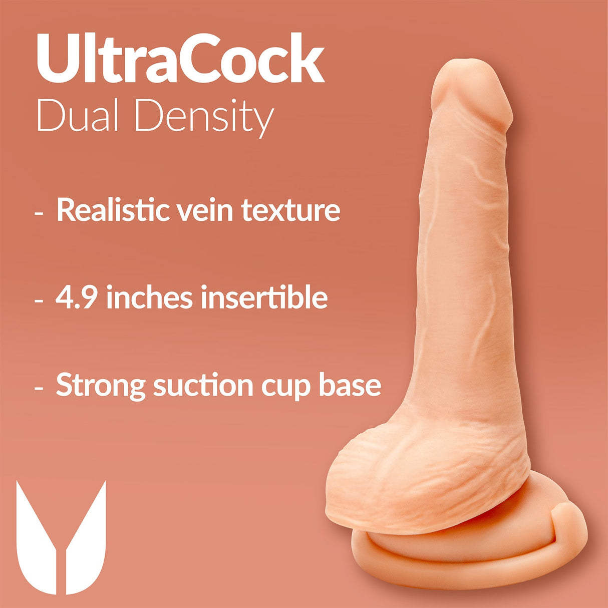 Me You Us Ultra Cock Dual Density Dildo With Balls Pink 6 Inch