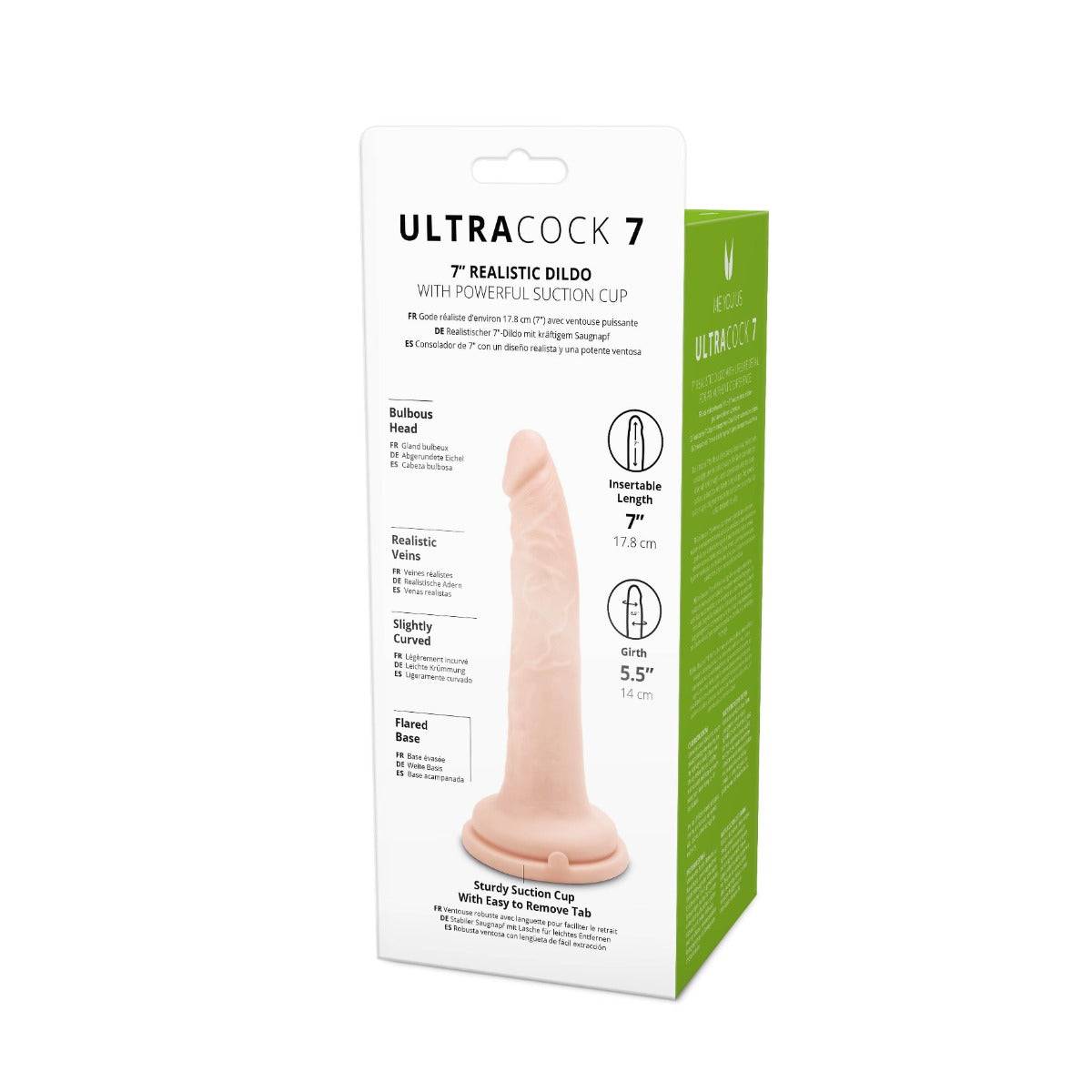 Me You Us Ultra Cock Realistic Dildo 7 Inch - Simply Pleasure