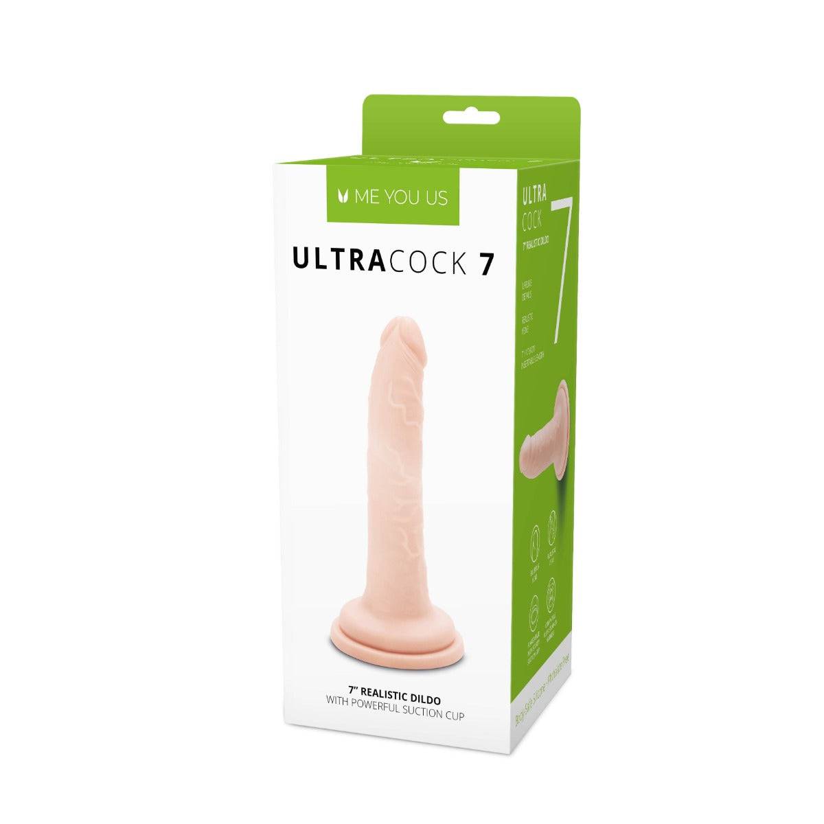 Me You Us Ultra Cock Realistic Dildo 7 Inch - Simply Pleasure