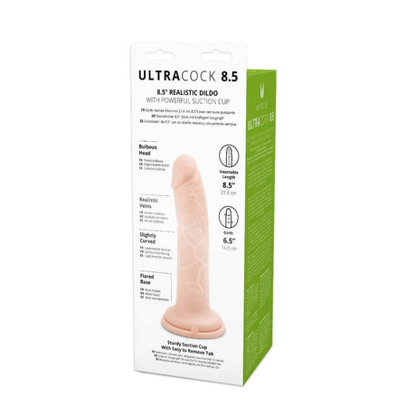 Me You Us Ultra Cock Realistic Dildo 8.5 Inch - Simply Pleasure