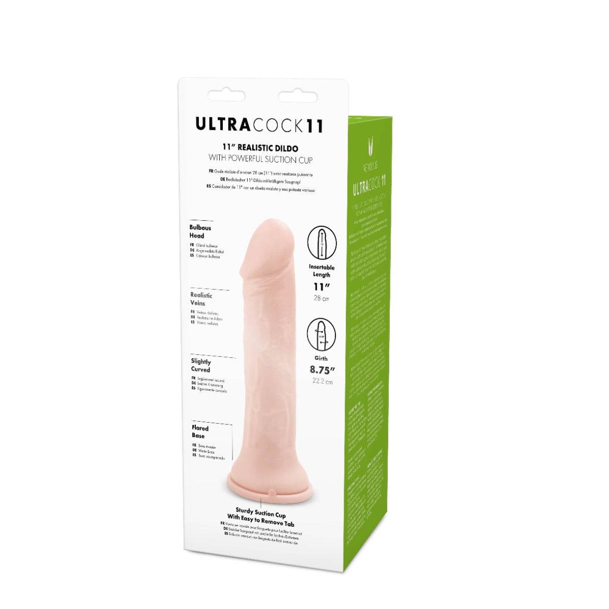 Me You Us Ultra Cock Realistic Dildo 11 Inch - Simply Pleasure