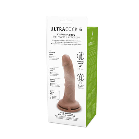 Me You Us Ultra Cock Caramel Realistic Dildo 6 Inch - Simply Pleasure