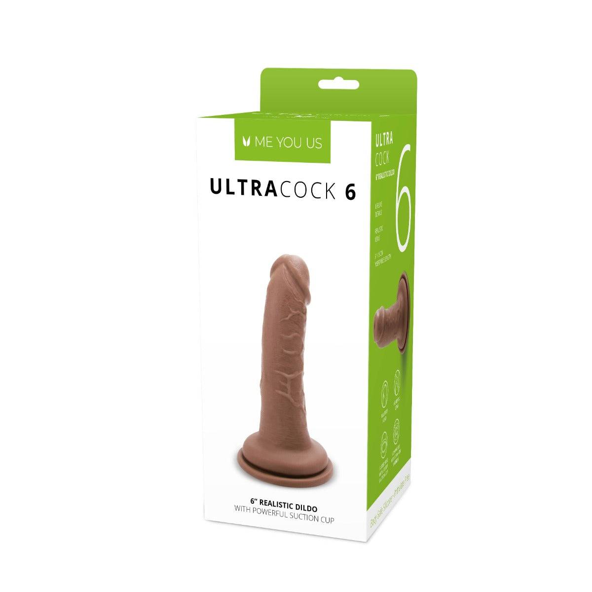 Me You Us Ultra Cock Caramel Realistic Dildo 6 Inch - Simply Pleasure