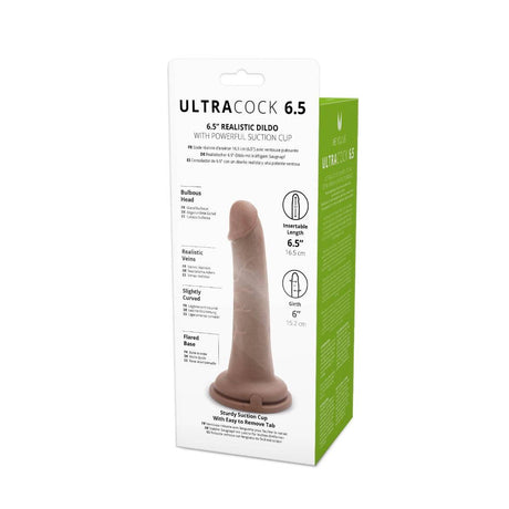 Me You Us Ultra Cock Caramel Realistic Dildo 6.5 Inch - Simply Pleasure