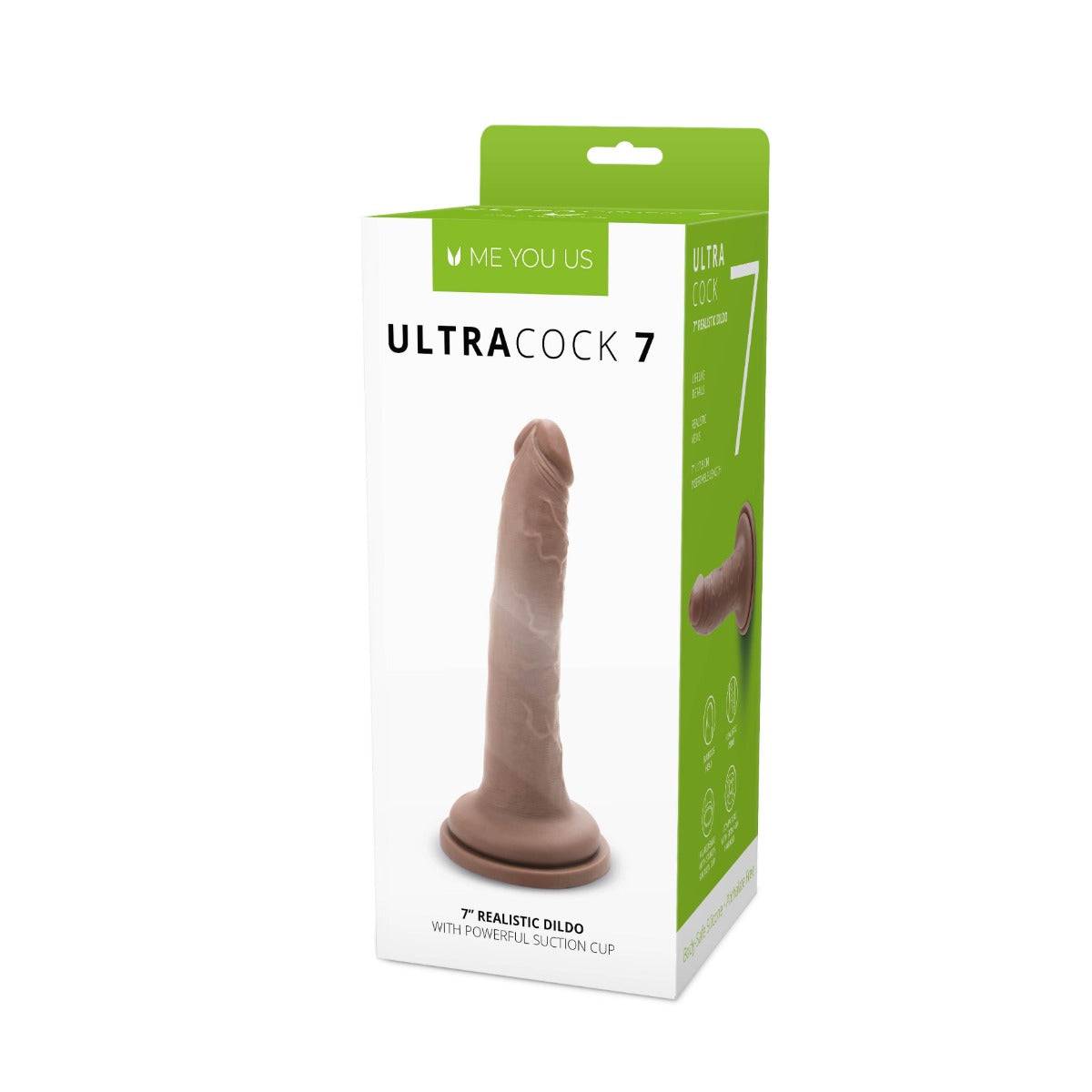 Me You Us Ultra Cock Caramel Realistic Dildo 7 Inch - Simply Pleasure