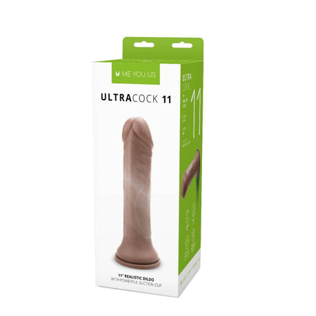 Me You Us Ultra Cock Caramel Realistic Dildo 11 Inch - Simply Pleasure