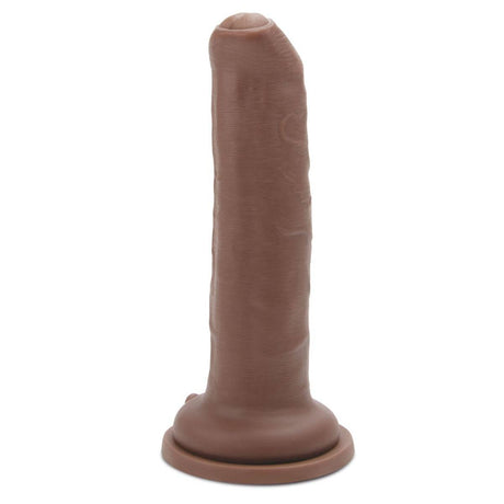 Me You Us Uncut Ultra Cock Caramel Realistic Dildo 7 Inch - Simply Pleasure