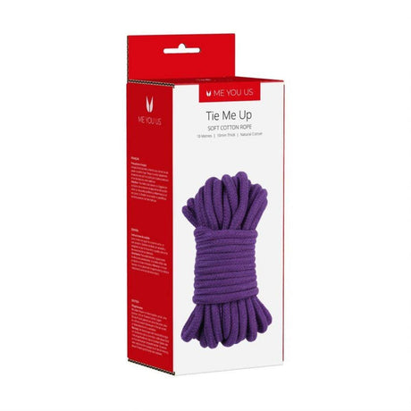 Me You Us Tie Me Up Soft Cotton Rope Purple 10m - Simply Pleasure