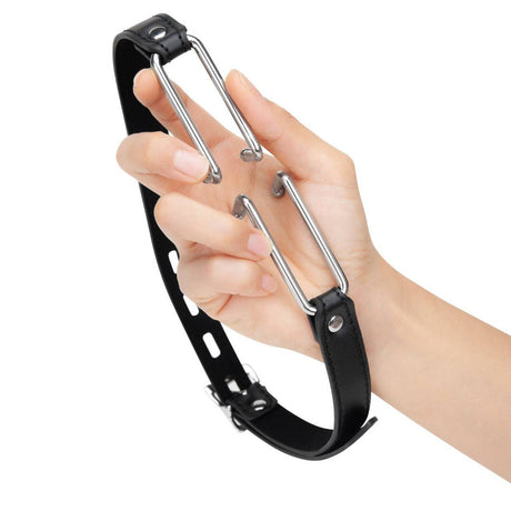 Me You Us Black Spider Stretch Gag - Simply Pleasure