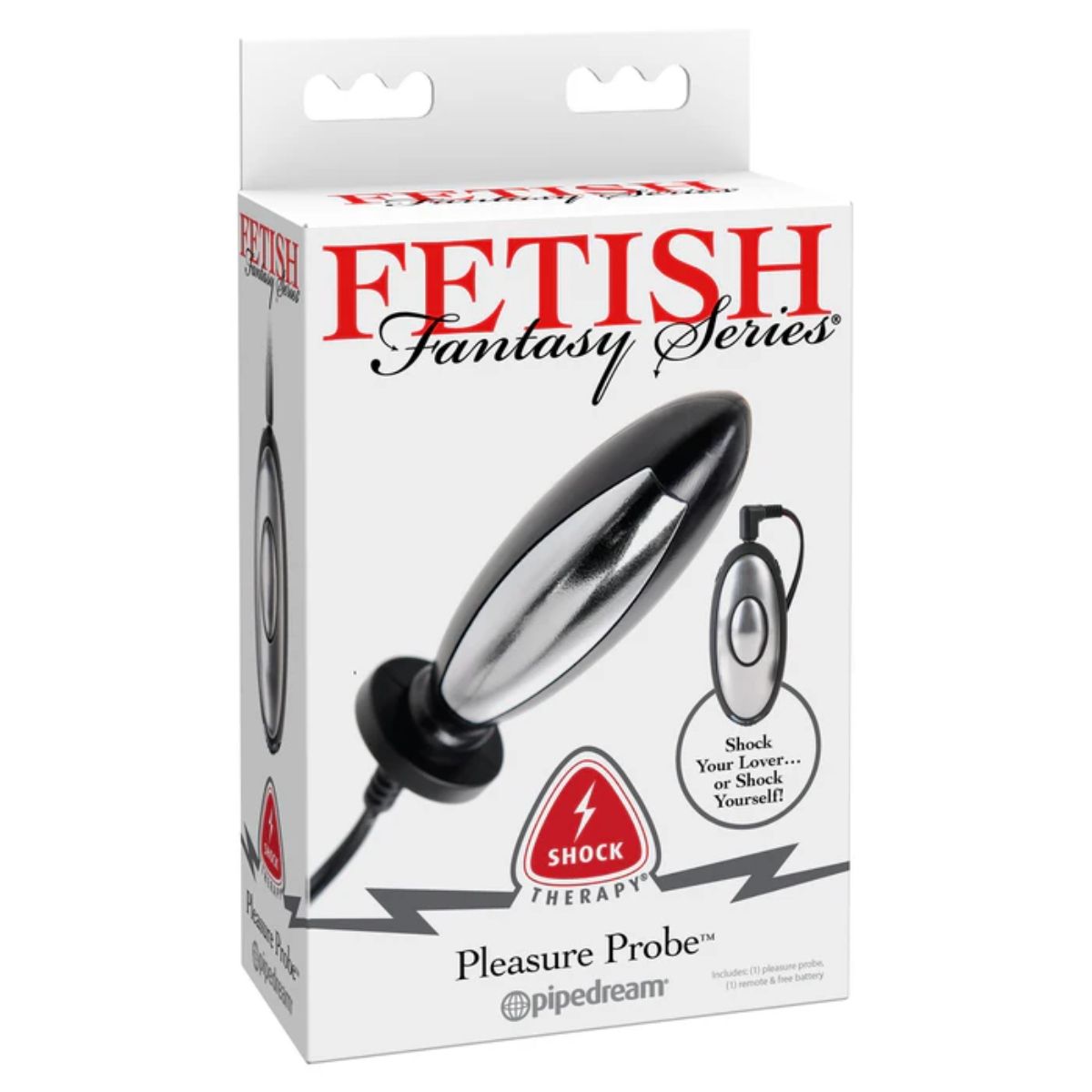 Fetish Fantasy Series Shock Therapy Pleasure Probe Black Silver