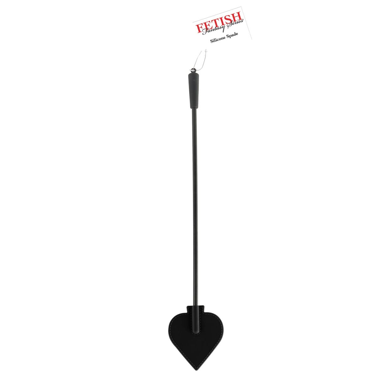 Fetish Fantasy Series Silicone Spade Whip Black