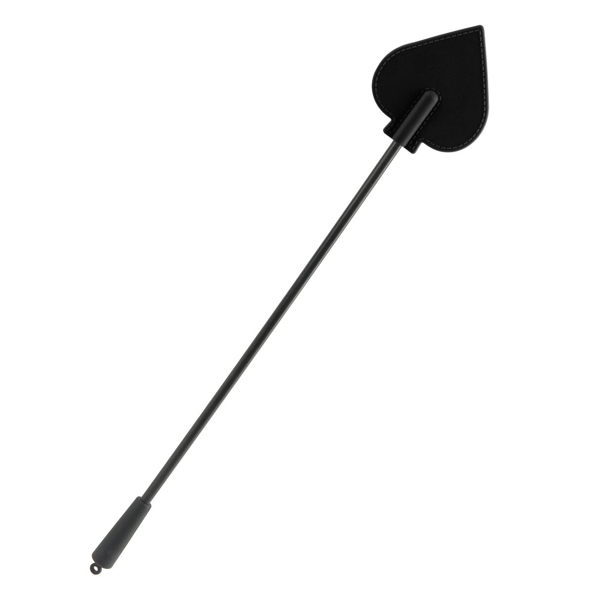 Fetish Fantasy Series Silicone Spade Whip Black