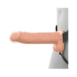 Fantasy X-Tensions Elite Vibrating Dual Density Silicone Hollow Strap On Light 8 Inch