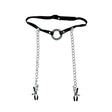 Fetish Fantasy Series Limited Edition O Ring Gag & Nipple Clamps Black