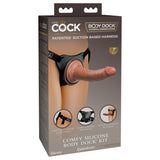 Body Dock King Cock Elite Comfy Silicone Strap On Kit